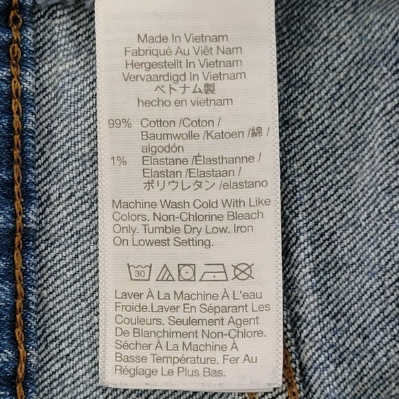 Madewell The Perfect Vintage Wide-Leg Jeans Womens Size 25 Leifland Wash - Picture 8 of 10